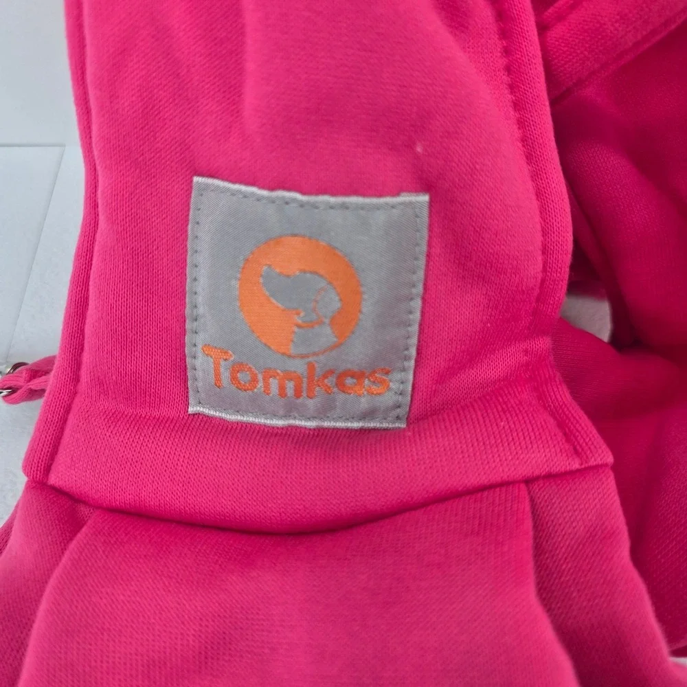 Tomkas Small Dog Carrier Sling Hot Pink Adjustable Strap Hands Free Pet Bag
